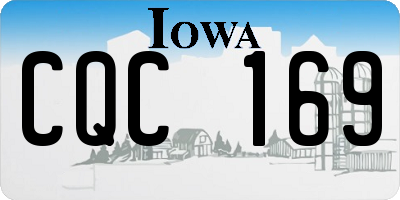 IA license plate CQC169