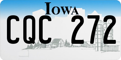 IA license plate CQC272
