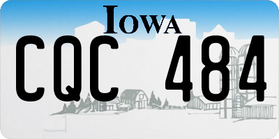 IA license plate CQC484