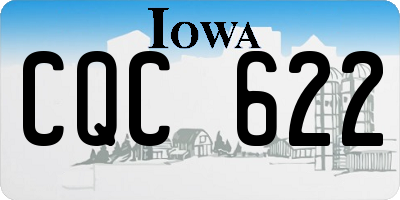 IA license plate CQC622