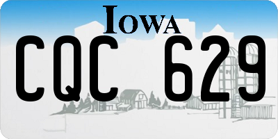 IA license plate CQC629