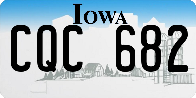 IA license plate CQC682