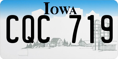 IA license plate CQC719