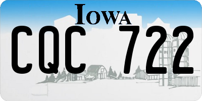 IA license plate CQC722