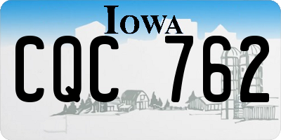 IA license plate CQC762