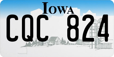 IA license plate CQC824