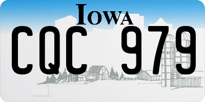 IA license plate CQC979