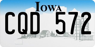 IA license plate CQD572