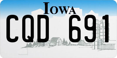 IA license plate CQD691