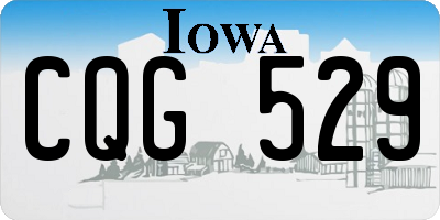 IA license plate CQG529