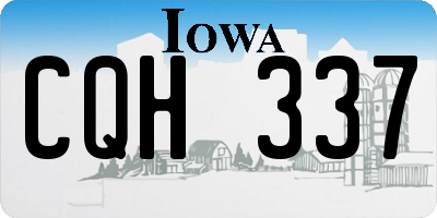 IA license plate CQH337