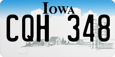 IA license plate CQH348