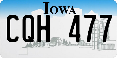 IA license plate CQH477