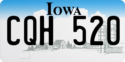IA license plate CQH520