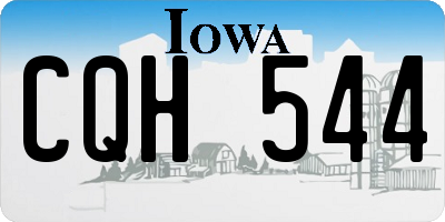 IA license plate CQH544