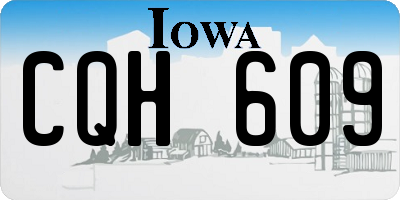 IA license plate CQH609