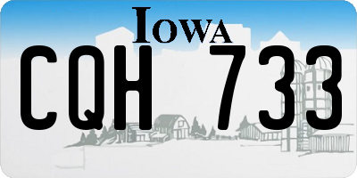 IA license plate CQH733