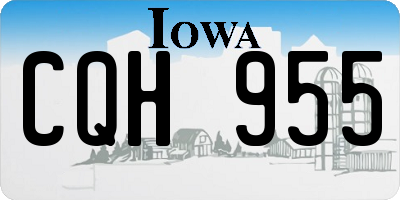 IA license plate CQH955