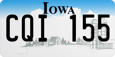 IA license plate CQI155