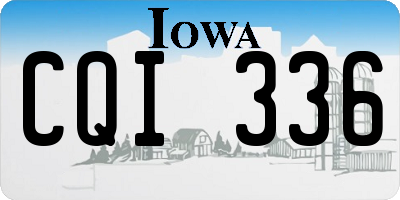 IA license plate CQI336