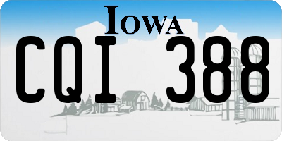 IA license plate CQI388