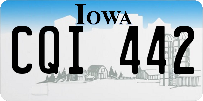 IA license plate CQI442