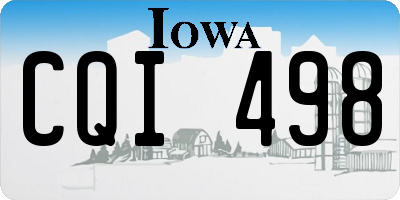 IA license plate CQI498