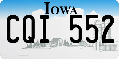 IA license plate CQI552