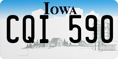 IA license plate CQI590