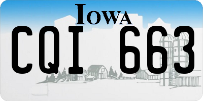 IA license plate CQI663