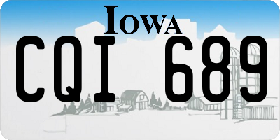 IA license plate CQI689