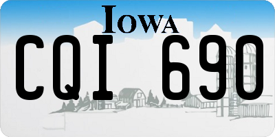 IA license plate CQI690