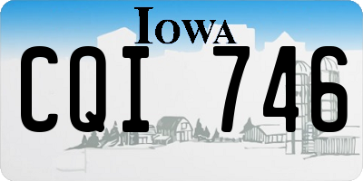 IA license plate CQI746