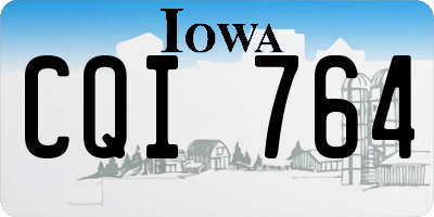 IA license plate CQI764