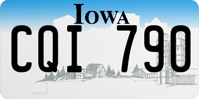 IA license plate CQI790