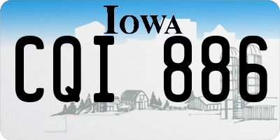 IA license plate CQI886