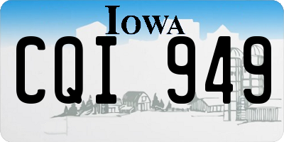 IA license plate CQI949