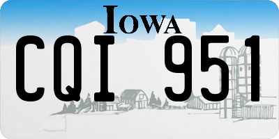 IA license plate CQI951