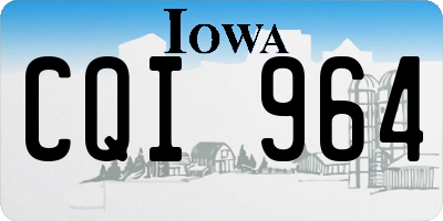 IA license plate CQI964