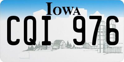 IA license plate CQI976