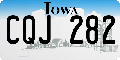 IA license plate CQJ282