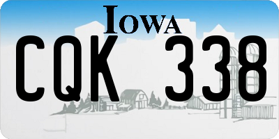 IA license plate CQK338