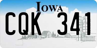 IA license plate CQK341