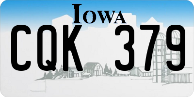 IA license plate CQK379