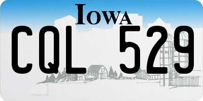 IA license plate CQL529