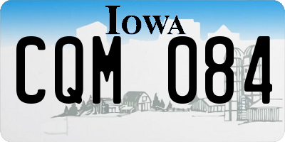 IA license plate CQM084
