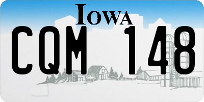 IA license plate CQM148