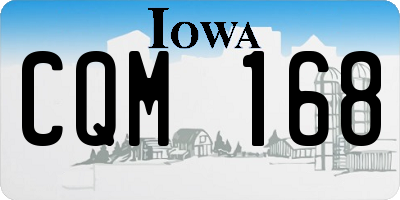 IA license plate CQM168