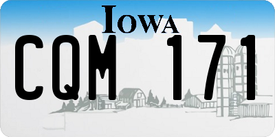 IA license plate CQM171
