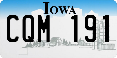 IA license plate CQM191